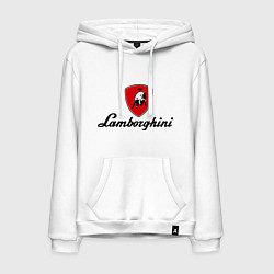 Мужская толстовка-худи Logo lamborghini