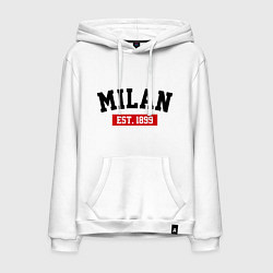 Мужская толстовка-худи FC Milan Est. 1899