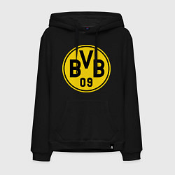 Толстовка-худи хлопковая мужская BVB 09, цвет: черный