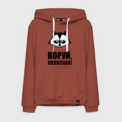 Мужская толстовка-худи Воруй, полоскай!