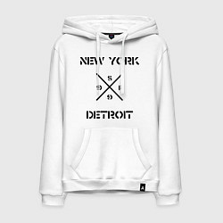 Мужская толстовка-худи NY Detroit