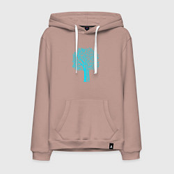 Мужская толстовка-худи Cyberpunk 2077: Blue Tree