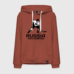 Мужская толстовка-худи Russia: Hockey Champion