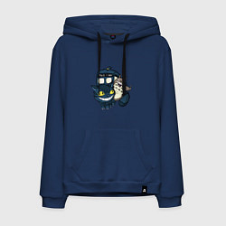 Мужская толстовка-худи Tardis Totoro