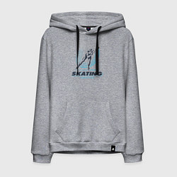 Мужская толстовка-худи SKATING competition