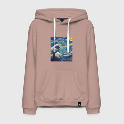 Мужская толстовка-худи Звездная ночь