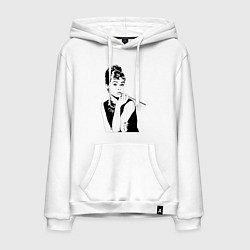 Мужская толстовка-худи Одри Хепбернхлопок