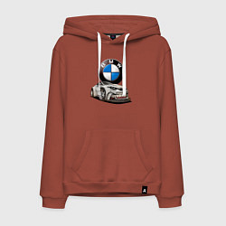 Мужская толстовка-худи BMW оскал