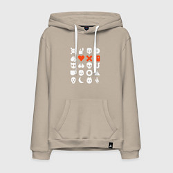 Мужская толстовка-худи LOVE DEATH ROBOTS LDR