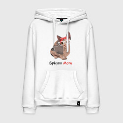 Мужская толстовка-худи Мама сфинкса