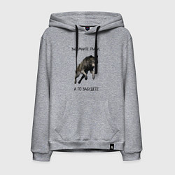 Мужская толстовка-худи Волк