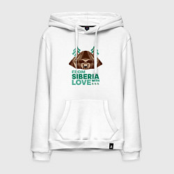 Мужская толстовка-худи Из Сибири с любовью