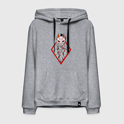 Мужская толстовка-худи Женщина в маске