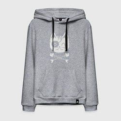 Мужская толстовка-худи Котик пират