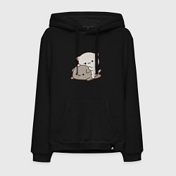 Мужская толстовка-худи Милые котики