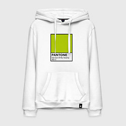 Толстовка-худи хлопковая мужская Shrek: Pantone Color, цвет: белый