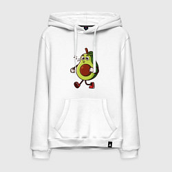 Мужская толстовка-худи Авокадо поет