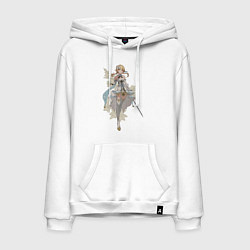 Мужская толстовка-худи Люмин с цветами