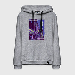 Мужская толстовка-худи Neon Asian Street Vaporwave