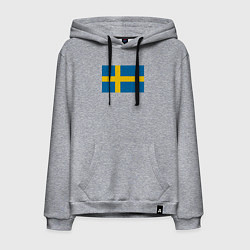 Мужская толстовка-худи Швеция Флаг Швеции