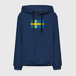 Мужская толстовка-худи Швеция Флаг Швеции