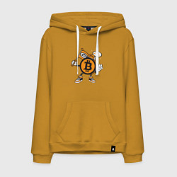 Мужская толстовка-худи Биткоин BTC