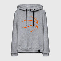 Мужская толстовка-худи Баскетбольный мяч