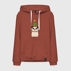 Мужская толстовка-худи Пёса-ёлка