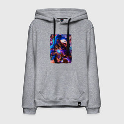 Мужская толстовка-худи ARCANE LOL JINX FACE LEAGUE OF LEGENDS