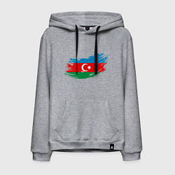Мужская толстовка-худи Флаг - Азербайджан
