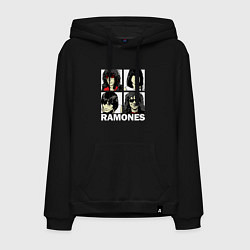 Мужская толстовка-худи Ramones, Рамонес Портреты
