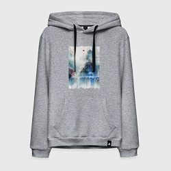 Мужская толстовка-худи Изумительный японский пейзаж