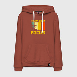 Мужская толстовка-худи Никогда не теряйте фокус