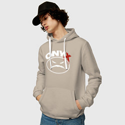 Толстовка-худи хлопковая мужская Onyх, цвет: миндальный — фото 2