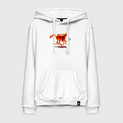 Мужская толстовка-худи Fire horse огненная лошадь