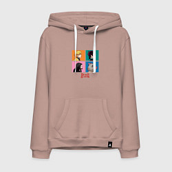 Мужская толстовка-худи Клинок, рассекающий демонов Коллаж