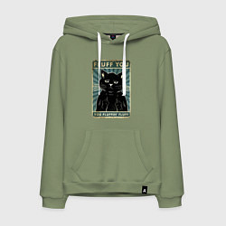 Мужская толстовка-худи Fluff you You fluffing fluff Meme