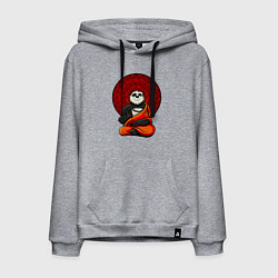 Мужская толстовка-худи Медитация панды Дзен