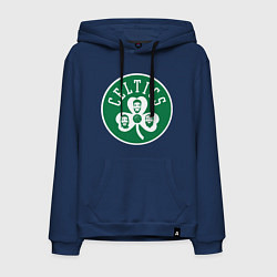 Толстовка-худи хлопковая мужская Team Celtics, цвет: тёмно-синий