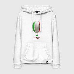 Мужская толстовка-худи 3d aerostat Italy flag
