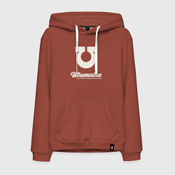 Мужская толстовка-худи Ультрамарины винтаж лого