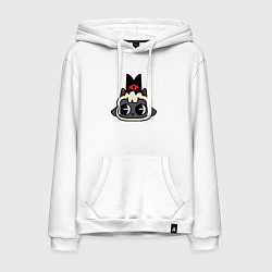 Толстовка-худи хлопковая мужская Милая овечка- Cult of the lamb, цвет: белый