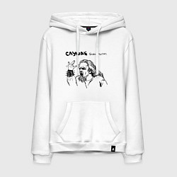 Мужская толстовка-худи Слушай блэк митол Leos