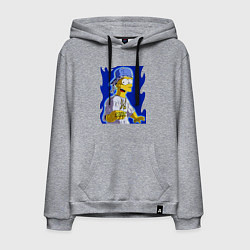 Мужская толстовка-худи Крутой Барт Симпсон - Dude