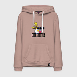 Мужская толстовка-худи Гомер Симпсон - крутой стрелок