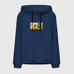 Мужская толстовка-худи Делай деньги Остров сокровищ