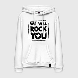 Мужская толстовка-худи We rock you