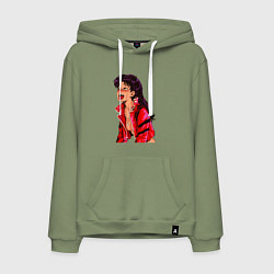 Мужская толстовка-худи Мисато Кацураги ahegao