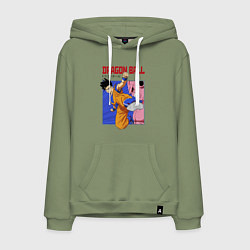 Мужская толстовка-худи Dragon Ball - Сон Гоку - Удар