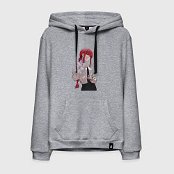 Мужская толстовка-худи Просто Макима с галстуком